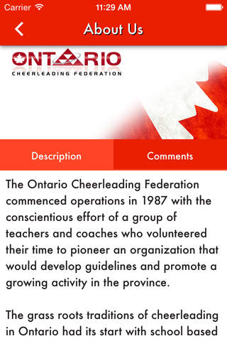 Ontario Cheer Federation screenshot 3