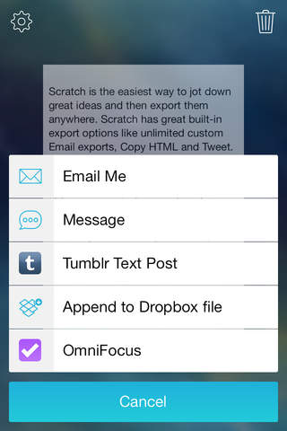 Scratch — Your Quick-Input Notepad screenshot 2