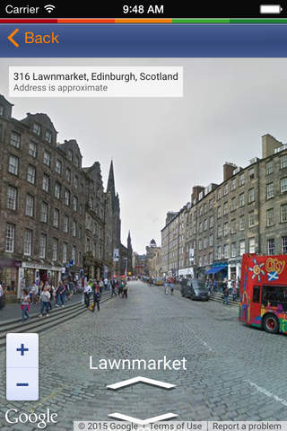 City Tour Guide Edinburgh: offline map with emergency help info,sightseeing gallery video and street view screenshot 3