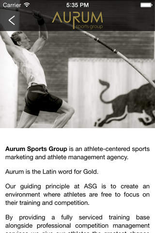 Aurum Sports Group screenshot 4