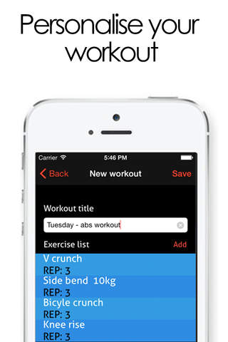 Gym Clear - simple gym log screenshot 3