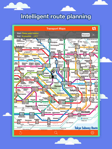 Tokyo Transport Map - Subway Map and Route Planner