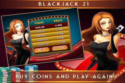 A Blackjack 21 + Casino-style Expert in the Vegas Casino Win HD PRO screenshot 3