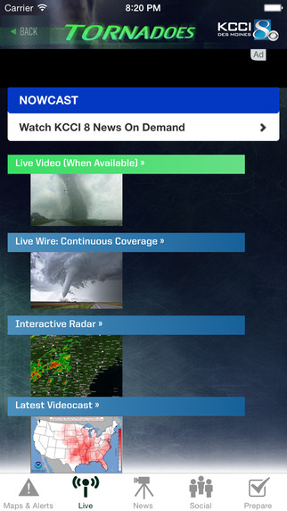 免費下載天氣APP|Tornadoes KCCI 8 Des Moines, Iowa app開箱文|APP開箱王