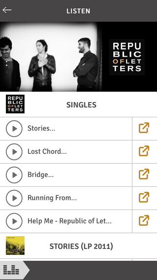 【免費音樂App】Republic of Letters-APP點子