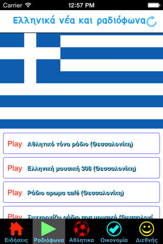 Ελληνικά νέα και ραδιόφωνα - Greek news and radio channels screenshot 2