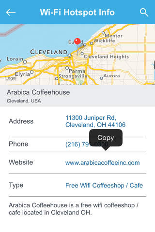 Cleveland Free Wi-Fi Hotspots screenshot 3