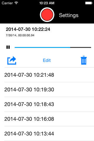 Voice Recorder: Record, Trim & Share MP3 Recordings screenshot 2