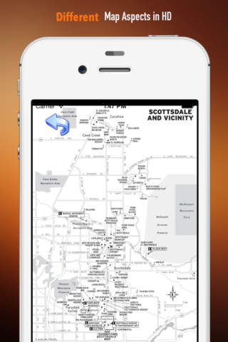 Scottsdale (Arizona) Tour Guide: Best Offline Maps with Street View and Emergency Help Info screenshot 2