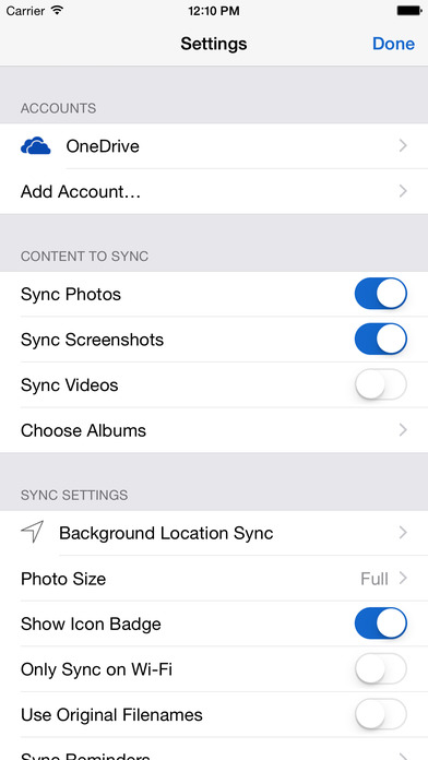 CameraSync screenshot 2