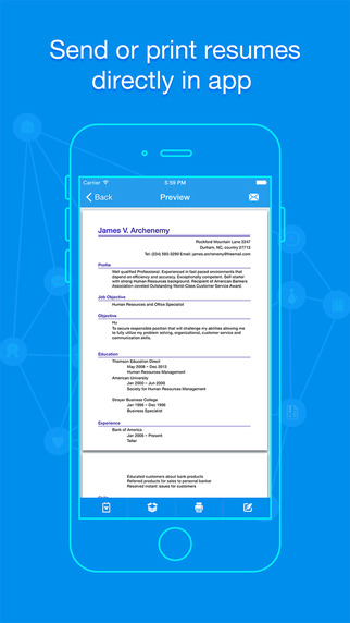 【免費商業App】Quick Resume Pro – Resumes Builder and Designer-APP點子