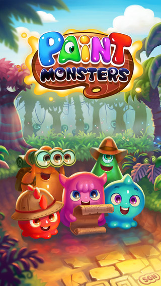 【免費遊戲App】Paint Monsters-APP點子