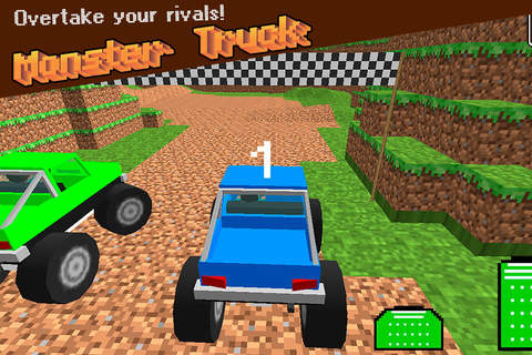 Cubics World: Monster Truck Race Full screenshot 2