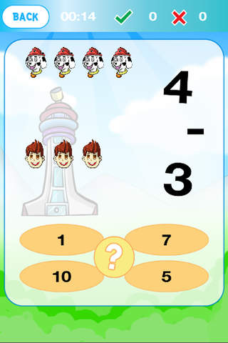 Easy Math Kids Game Paw Patrol Edition screenshot 3