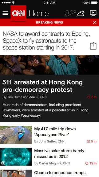 【免費新聞App】CNN App for iPhone-APP點子