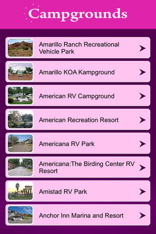 Texas Campgrounds and RV Parks screenshot 2