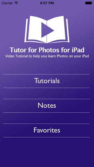 Tutor for Photos for iPad