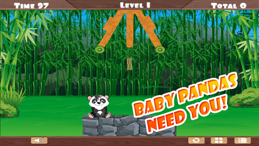Baby Panda Rope Escape - Fun Bamboo Swing MX