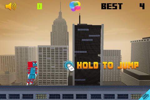 Jump Iron Robot - Pixel Steel Jumper screenshot 4