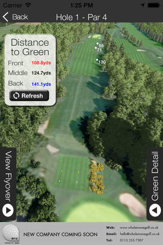 Rotherham Golf Club GPS screenshot 3