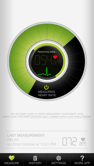 Heart Beat Analyser - Instant Monitor your Cardio Health for workout training programs and Fitness E
