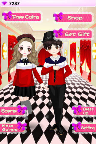 Young Lovers - girl dress up games screenshot 3