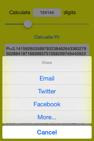 Calculate Pi Academic -Calculate Pi free of ads!- screenshot 2