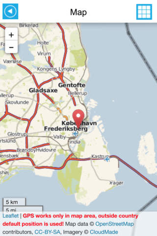 Denmark Offline GPS Map & Travel Guide Free screenshot 2