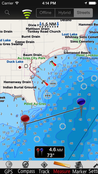 免費下載交通運輸APP|Huron-Erie-Ontario GPS Nautical charts app開箱文|APP開箱王