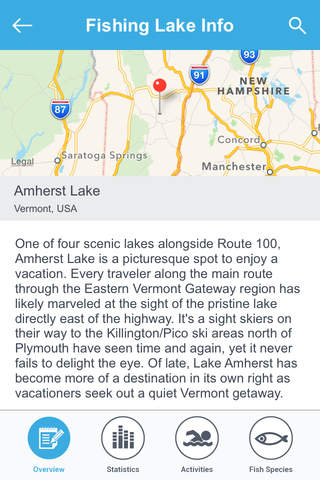 Vermont Fishing Lakes screenshot 3