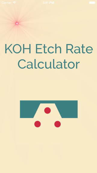 KOH Etch Rate Calculator