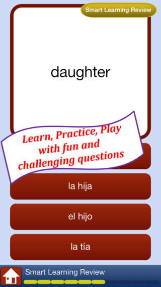 【免費教育App】Spanish Vocabulary Quiz - a game to learn the Spanish language and test your skills-APP點子