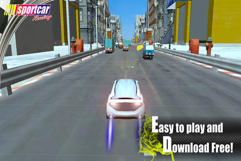 Sport Car Racing 3D - Real Crazy Drive Turbo Game : Easy And Fun screenshot 4
