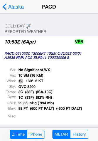 World Aviation Weather screenshot 2