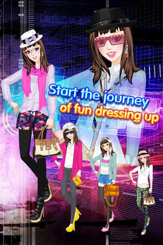 Fashion Sparkling - dress up game for girls screenshot 2