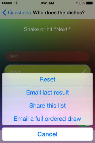 Whosnext Pro - Decide with fair draw lots screenshot 4