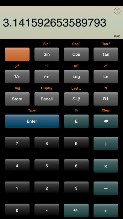 iphone app rpn scientific calculator