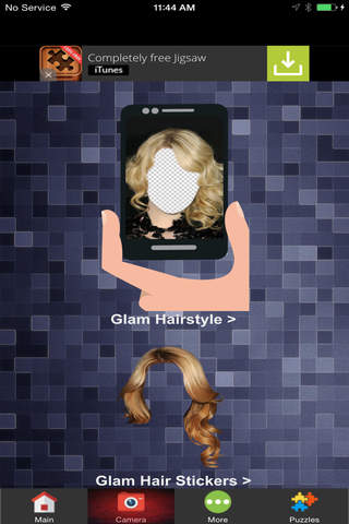 Glamour Women Hairdos Photo Montage screenshot 2