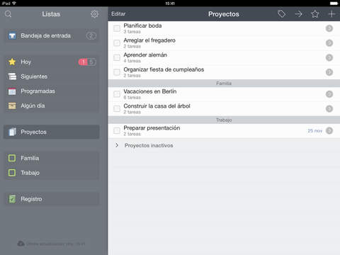 Captura de pantalla del iPad 4