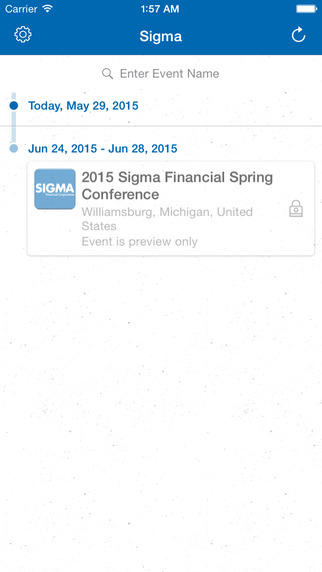 Sigma 2015 Spring Conference