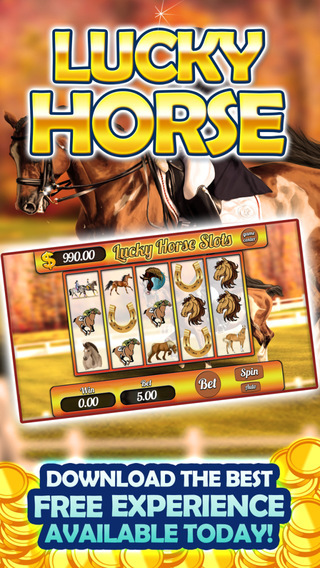 AAA Aarons Lucky Horse Racing Slots - A Big Jackpot Win Bet Addictive Casino 2014