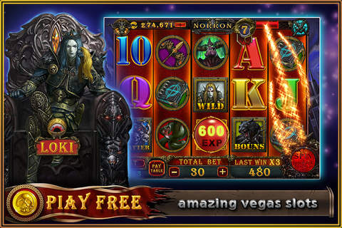 Slots The Norse gods free las vegas casino game screenshot 3