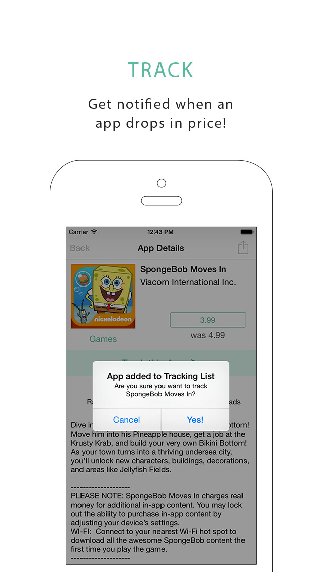 Free App Tracker Screenshot 1
