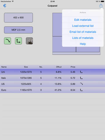 【免費生產應用App】Cutting optimization-APP點子