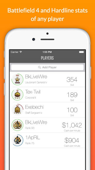 【免費遊戲App】PStats for Battlefield Hardline-APP點子