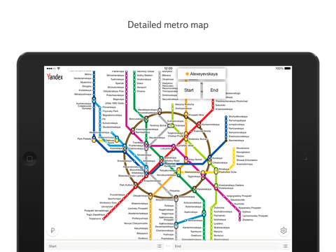 【免費交通運輸App】Yandex.Metro-APP點子