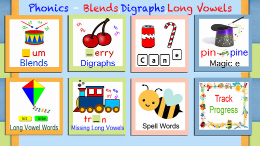 Montessori Learn to Read with Phonics Digraphs Blends Long Vowels and More for Kindergarten Kids