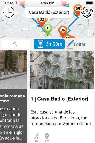 Barcelona Premium | JiTT.travel audio guía turística y planificador de la visita screenshot 3