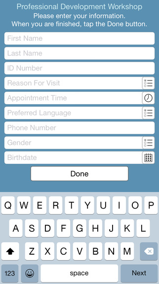 Simple Form for iPhone
