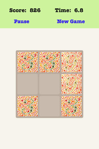 Color Blind Treble 3X3 - Merging Number Tiles screenshot 3